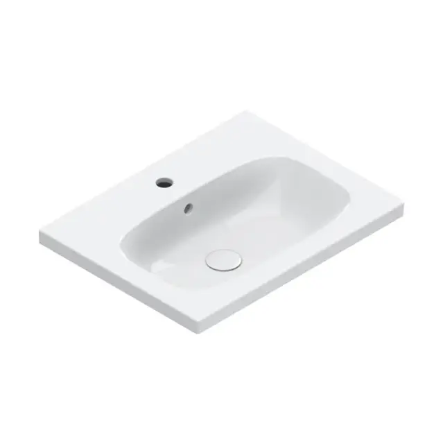 Catalano Alvea Раковина подвесная 60х46 см, 1 отвер. под смеситель, перелив, цвет: белый глянцевый 0620601001