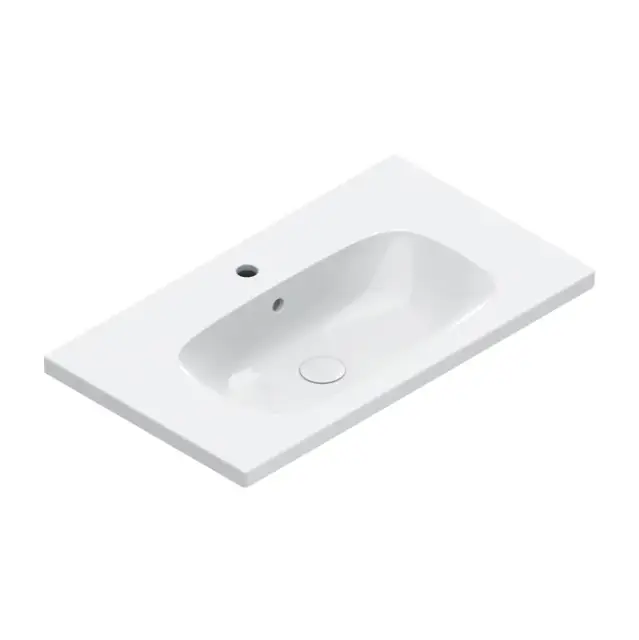 Catalano Alvea Раковина подвесная 80х46 см, 1 отвер. под смеситель, перелив, цвет: белый глянцевый 0620811001