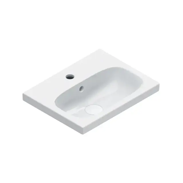 Catalano Alvea Раковина подвесная 45х35 см, 1 отвер. под смеситель, перелив, цвет: белый глянцевый 0620451001