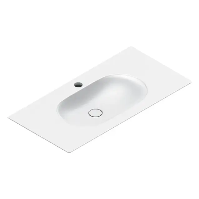 Catalano Sfera Раковина накладная 100х50 см, 1 отверстие под смеситель, цвет: белый матовый 0521011021