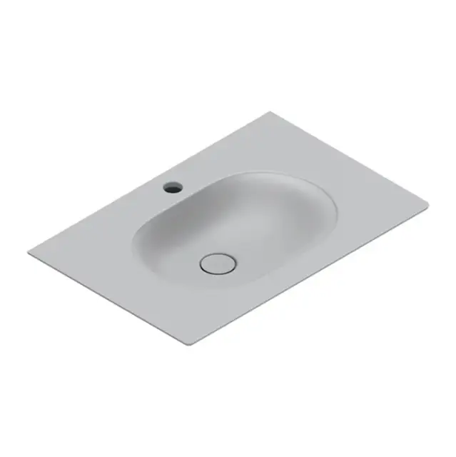 Catalano Sfera Раковина накладная 75х50 см, 1 отверстие под смеситель, цвет: cemento satinato 0520761023