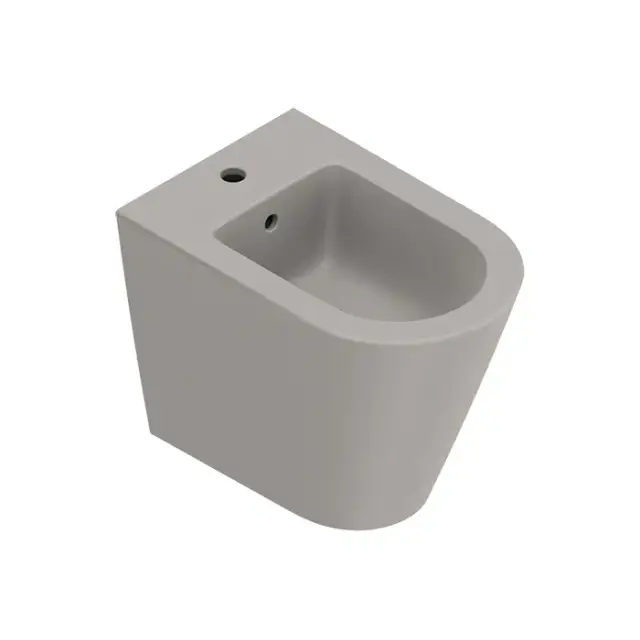 Catalano Zero Биде напольное 35х55 см, 1 отверстие под смеситель, перелив, цвет: tortora satinato 0119551032