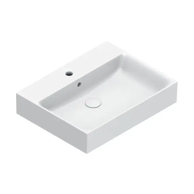 Catalano Premium Раковина подвесная 60х47 см, 1 отвер. под смеситель, перелив, цвет: белый матовый 0220601021