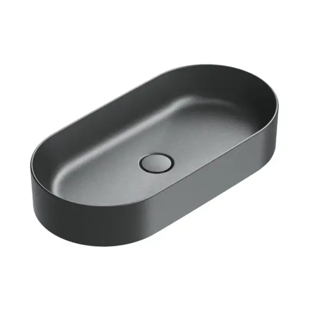 Catalano Zero Раковина чаша 70х35 см, без перелива, цвет: черный матовый 0122700022