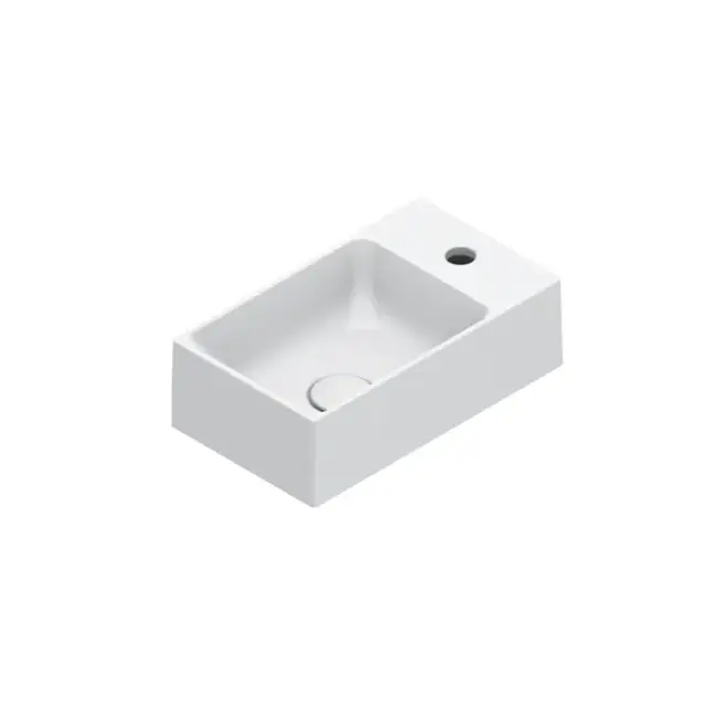 Catalano Premium Раковина подвесная 40х23 см, 1 отверстие под смеситель, цвет: белый глянцевый 0220411001