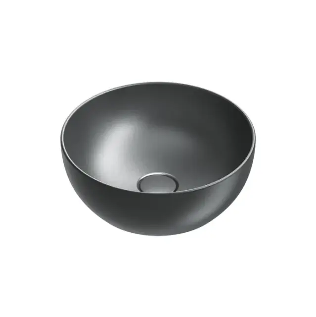 Catalano Green Раковина чаша d40 см, без перелива, цвет: черный матовый 0423400022
