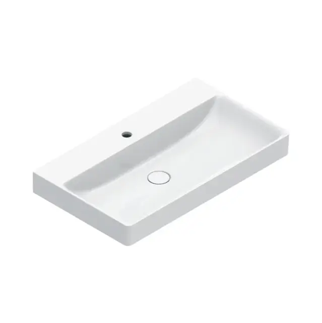 Catalano Green Раковина подвесная 80х47 см, 1 отверстие под смеситель, цвет: белый глянцевый 0420801001