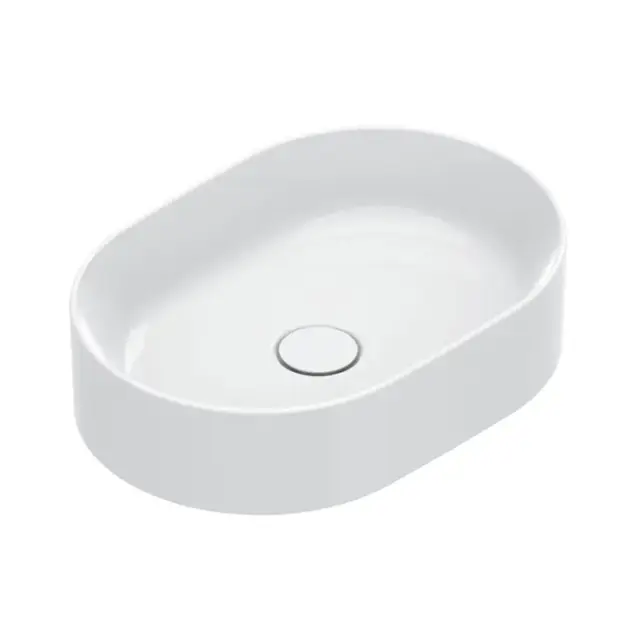 Catalano Zero Раковина чаша 50х35 см, без перелива, цвет: белый глянцевый 0122500001