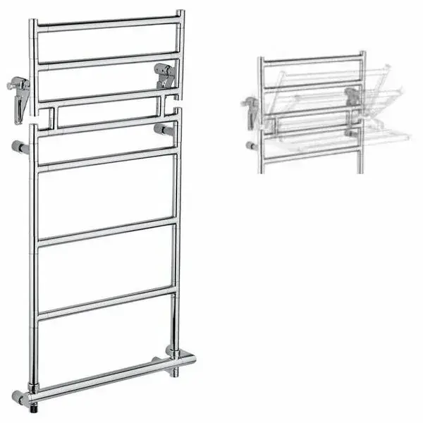 Margaroli Sereno 583/8 Полотенцесушитель электрический с полкой 57х106h с (47,5), цвет: chrome 5834708CRPB