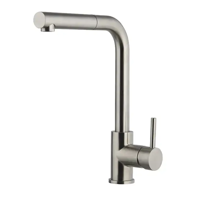 Fima Carlo Frattini Kitchen Смеситель для кухни с поворотно-выдвижным изливом цвет: stainless steel F7025/BINOX