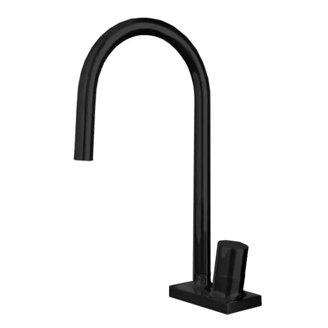 Fima Carlo Frattini Kitchen Смеситель для кухни с поворотно-выдвижным изливом, цвет: black matt F7028NS