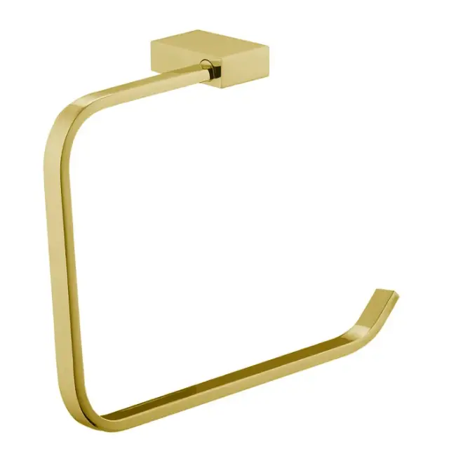 Fima Carlo Frattini Quadra Полотенцедержатель 20,5 см, подвесной, цвет: gold F6022/1OR