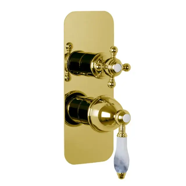 Fima Carlo Frattini Herend Смеситель для душа встраиваемый, 2-3 потребителя, цвет: gold F5409X6CBOR