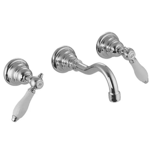 Fima Carlo Frattini Herend Смеситель для раковины встраиваемый, излив 16 см, цвет: chrome F5401/5CBCR