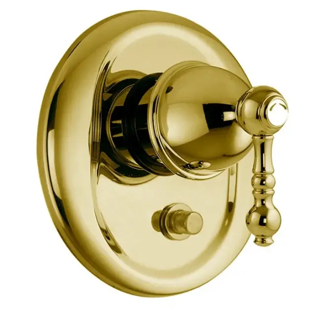 Fima Carlo Frattini Elizabeth Смеситель для душа встраиваемый, 2 потребителя, цвет: gold F5089X2OR