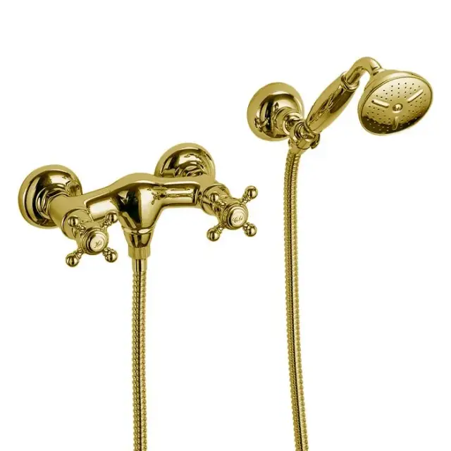 Fima Carlo Frattini Elizabeth Смеситель для душа с душевым комплектом, без излива, цвет: gold F5085OR