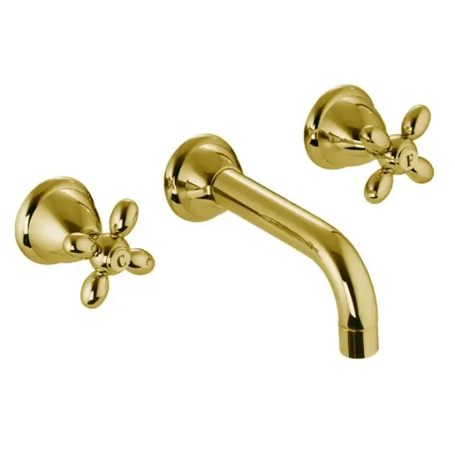 Fima Carlo Frattini Olivia Смеситель для раковины встраиваемый, излив 20 см, цвет: gold F5001L/5OR