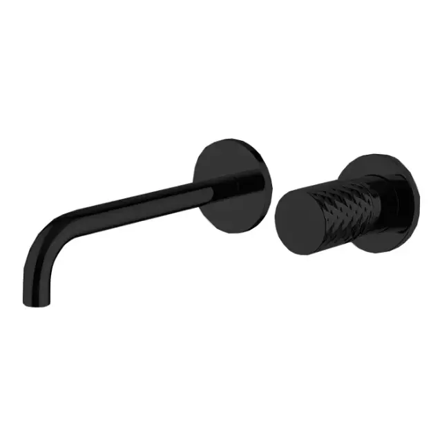 Fima Carlo Frattini Spillo Tech Смеситель для раковины встраиваемый, излив 12 см, цвет: black matt F3051TWSX9XNS