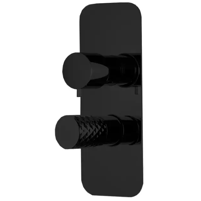 Fima Carlo Frattini Spillo Tech Смеситель для душа встраиваемый, 2-3 потребителя, цвет: black matt F3039TX6XNS