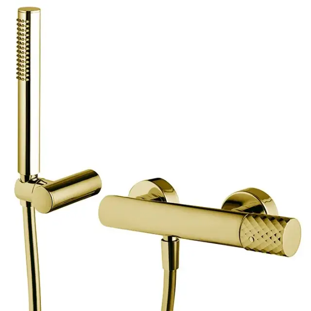 Fima Carlo Frattini Spillo Tech Смеситель для душа с душевым комплектом, x серия, цвет: gold F3035TXOR