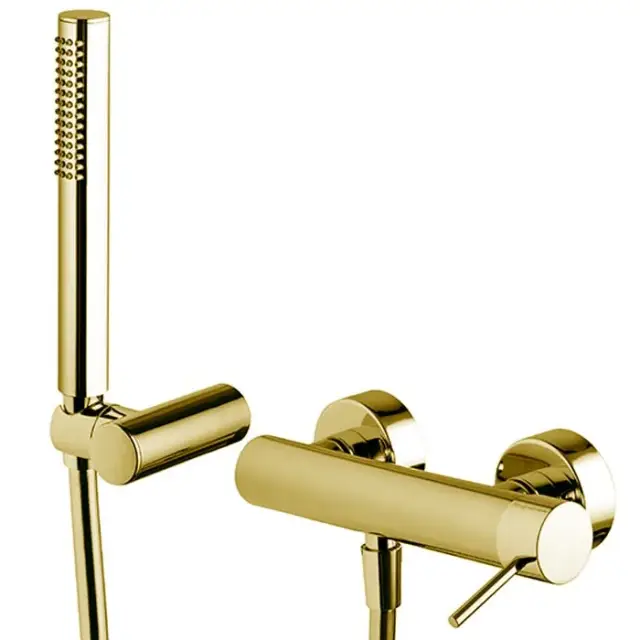 Fima Carlo Frattini Spillo Up Смеситель для душа с душевым комплектом, без излива, цвет: gold F3035OR