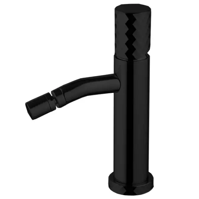 Fima Carlo Frattini Spillo Tech Смеситель для биде, с д/к, излив 10,3 см, цвет: black matt F3032TXSXNS