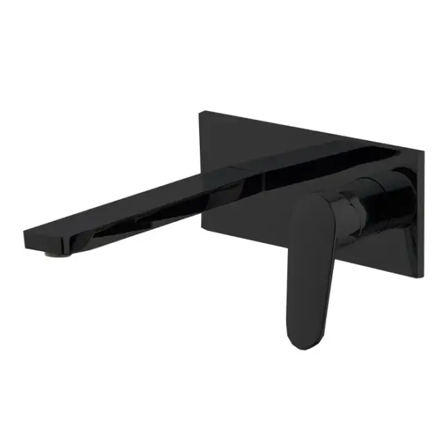 Fima Carlo Frattini Spot Смеситель для раковины встраиваемый, излив 15 см, цвет: black matt F3021WX5NS