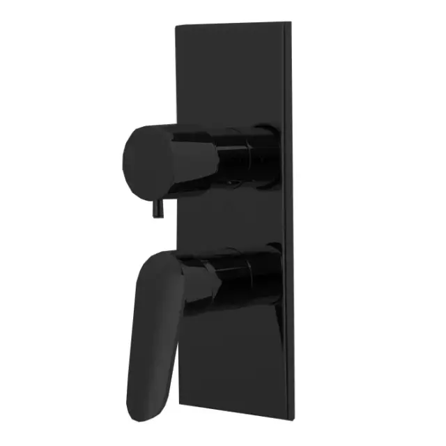 Fima Carlo Frattini Spot Смеситель для душа встраиваемый, 2-3 потребителя, цвет: black matt F3009X6NS