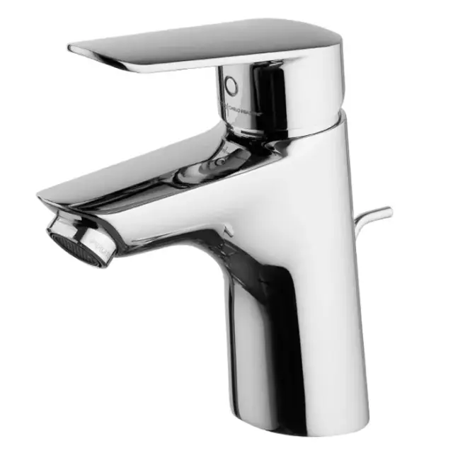 Fima Carlo Frattini Spot Смеситель для раковины Energy Saving с д/к, излив 10,6 см цвет: chrome F3001CR.ES