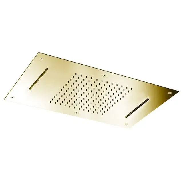 Fima Carlo Frattini Soffioni Потолочный душ 70х40 см, встраиваемый, 2 режима, цвет: gold F2903OR