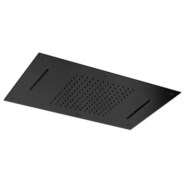 Fima Carlo Frattini Soffioni Потолочный душ 70х40 см, встраиваемый, 2 режима, цвет: black matt F2903NS