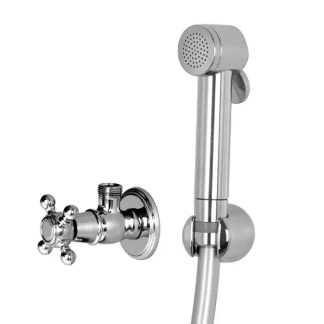 Fima Carlo Frattini Collettivita Гигиенический душ без смесителя, шланг 120 см, цвет: chrome F2838/7NOTCR