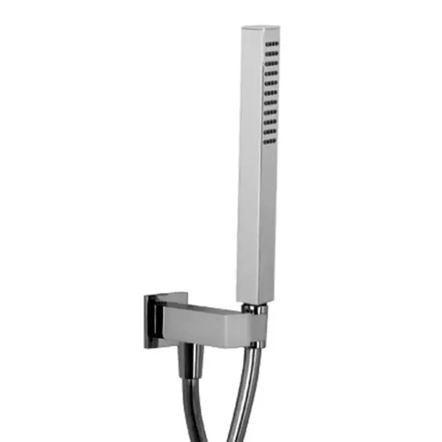 Fima Carlo Frattini Wellness Душевой гарнитур: лейка 1 вид струи, держатель, шланг, цвет: chrome F2438/2NOTCR