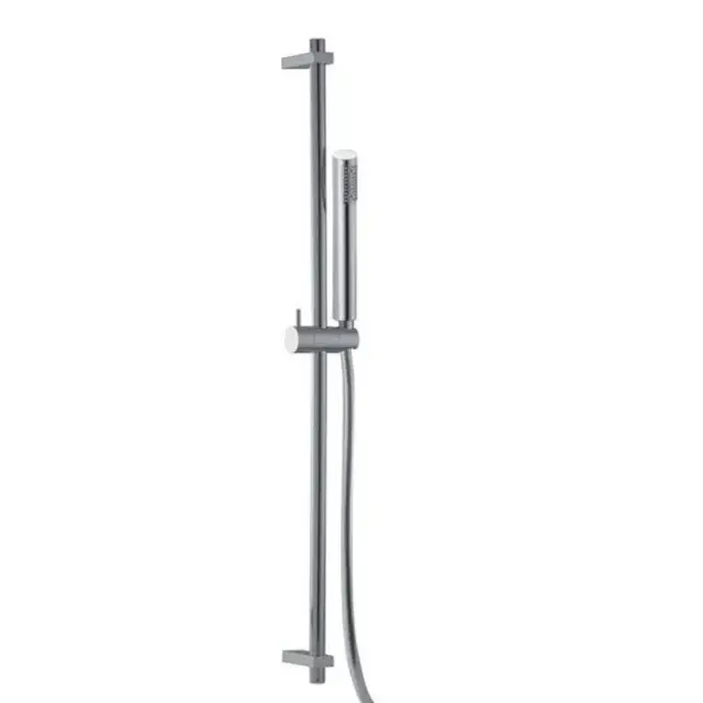 Fima Carlo Frattini Wellness Душевая штанга 88,5 см с держателем ручного душа, цвет: brushed nickel F2150SN
