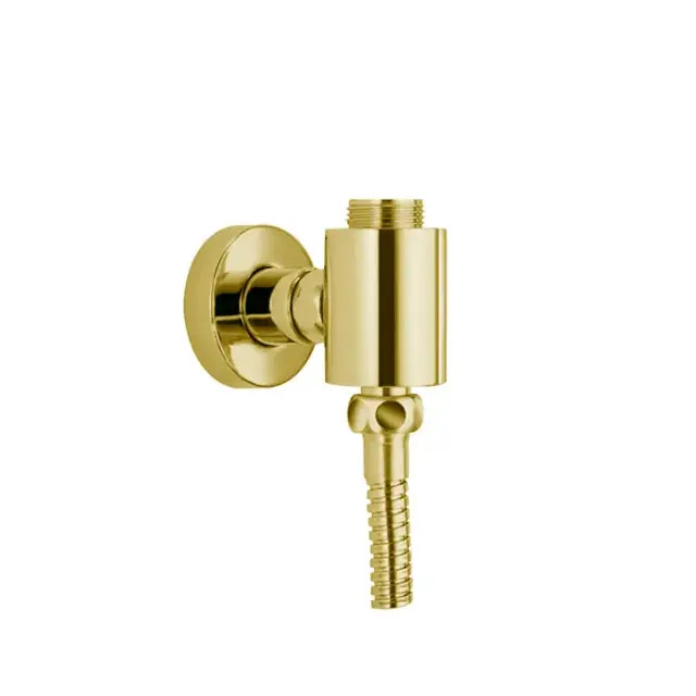 Fima Carlo Frattini Wellness Шланговое подключение 1/2х3/4 с гибким шлангом 60 см, цвет: gold F2124OR