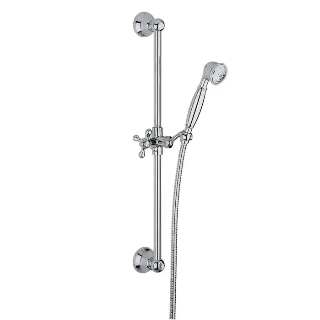 Fima Carlo Frattini Wellness Душевая штанга 61 см с держателем ручного душа, цвет: chrome F2044CR