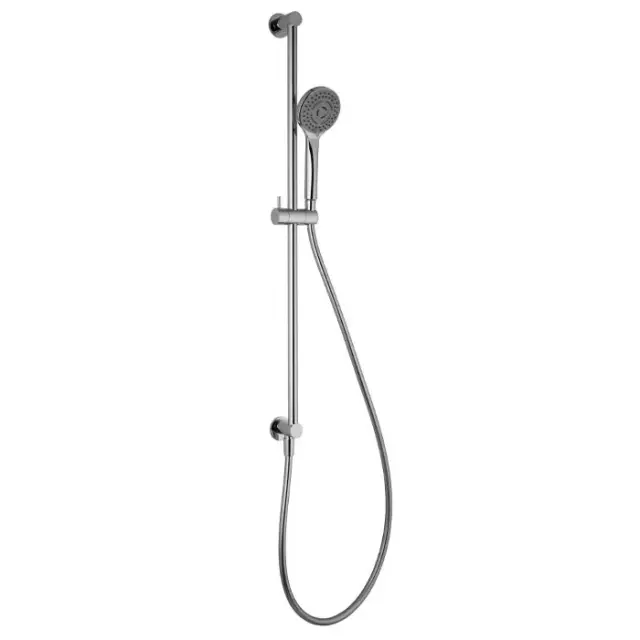 Fima Carlo Frattini Wellness Душевая штанга 88 см с подводом воды и душем, цвет: brushed nickel F2039SN