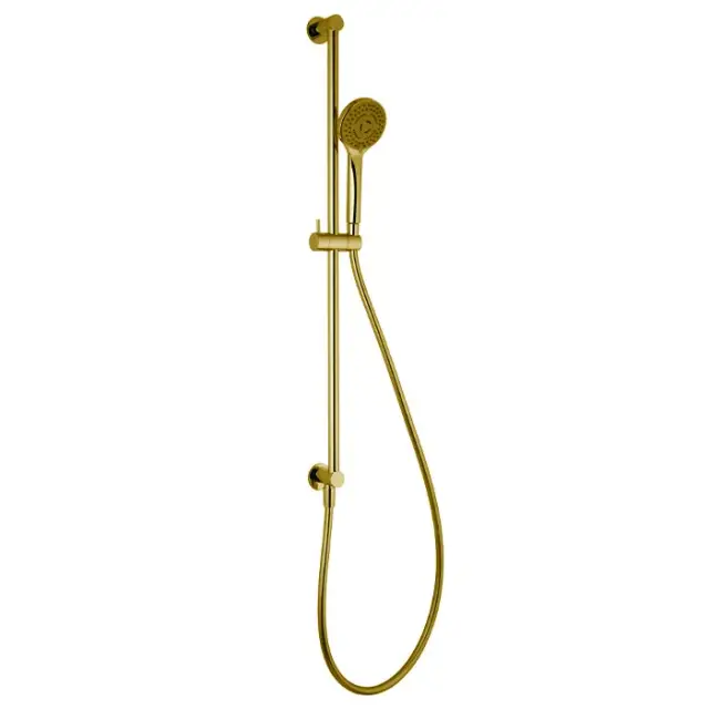 Fima Carlo Frattini Wellness Душевая штанга 88 см с подводом воды и ручным душем, цвет: gold F2039OR
