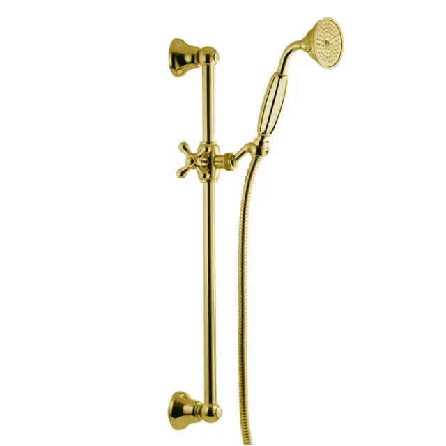 Fima Carlo Frattini Wellness Душевая штанга 61 см с держателем ручного душа, цвет: gold F2044/2OR