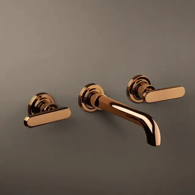 Fima Carlo Frattini Park Lane Смеситель для раковины встраиваемый, излив 15 см, цвет: gold F1331/5OR