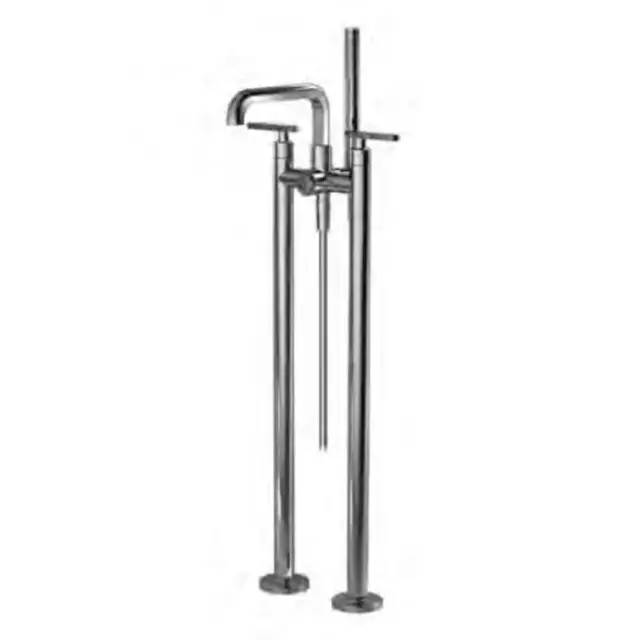 Fima Carlo Frattini Park Lane Смеситель для ванны напольный, высота излива 83 см, цвет: chrome F1304/4CR