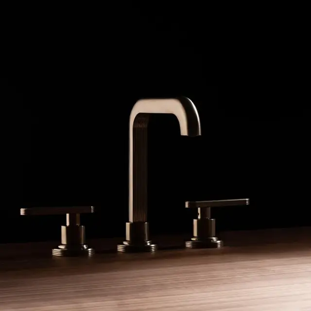 Fima Carlo Frattini Park Lane Смеситель для раковины, на 3 отвер, излив 15 см, цвет: amber bronze F1311ZL