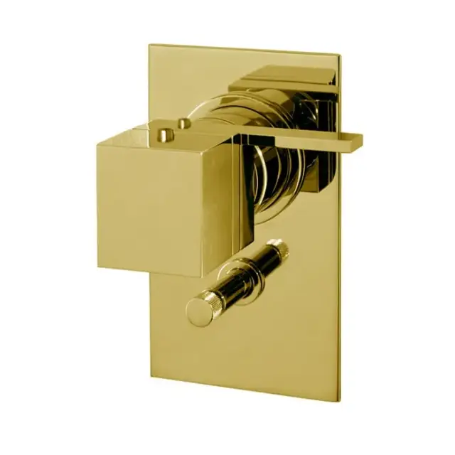 Fima Carlo Frattini Fimatherm Смеситель для душа встраиваемый, 2 потребителя, цвет: gold F4049X2OR
