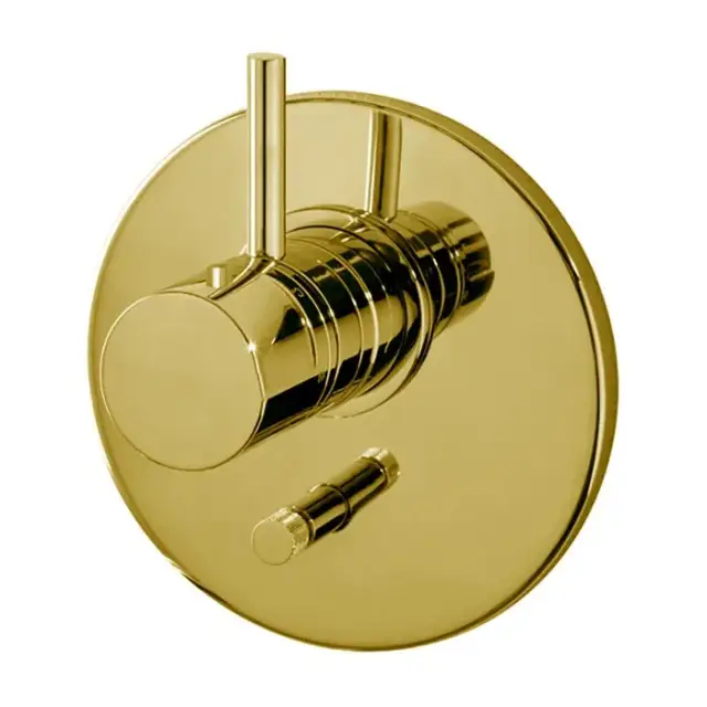 Fima Carlo Frattini Fimatherm Смеситель для душа встраиваемый, 2 потребителя, цвет: gold F4039X2OR