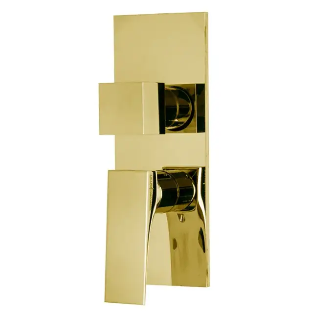 Fima Carlo Frattini Zeta Смеситель для душа встраиваемый, внешняя часть, 2-3 потребителя, цвет: gold F3969X6OR