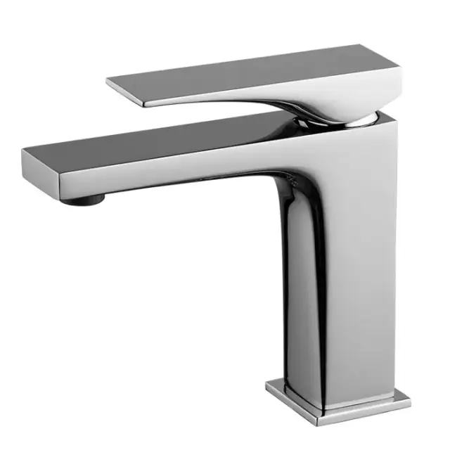 Fima Carlo Frattini Zeta Смеситель для раковины без донного клапана, излив 11,6 см, цвет: chrome F3961NCR.1