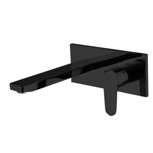 Fima Carlo Frattini Serie 22 Смеситель для раковины встраиваемый, излив 20 см, цвет: black matt F3830WLX5NS