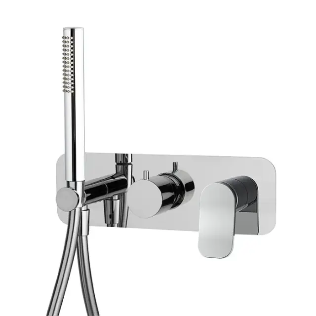 Fima Carlo Frattini Flo' Смеситель для душа встраиваемый, 2 потребителя, цвет: chrome F3819WX2CR