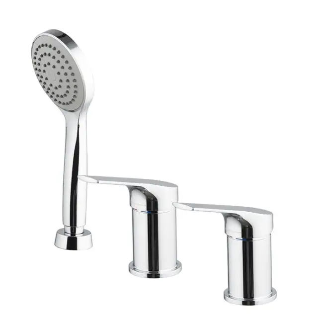 Fima Carlo Frattini Serie 4 Смеситель на борт ванны с ручным душем, без излива, цвет: chrome F3784/1NCR