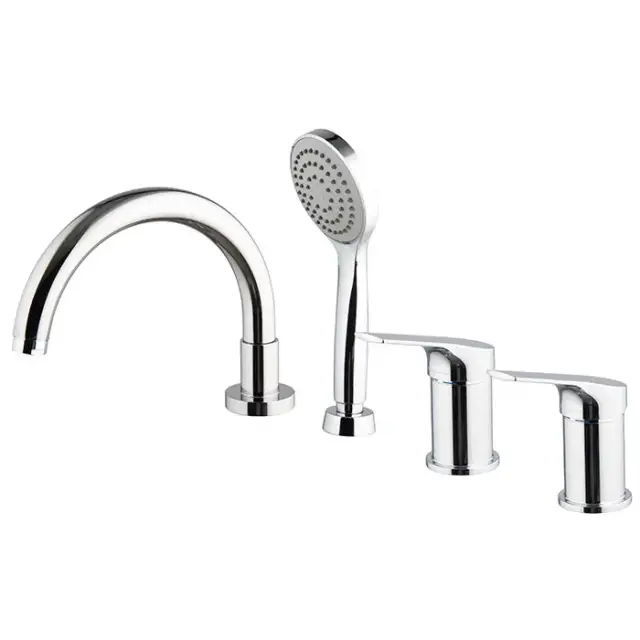 Fima Carlo Frattini Serie 4 Смеситель на борт ванны с ручным душем, цвет: chrome F3784/4NCR